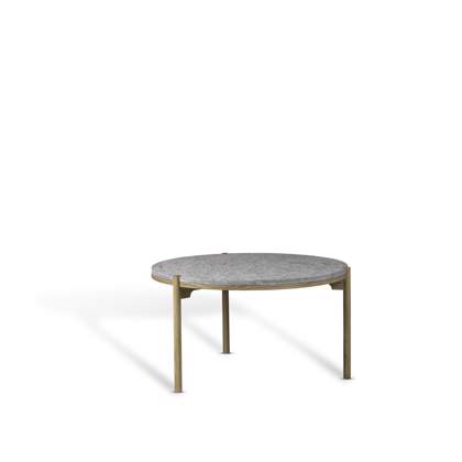 White Pigmented Lacquered Oak, Shaved Limestone