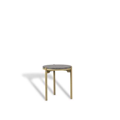 White Pigmented Lacquered Oak, Polished Limestone