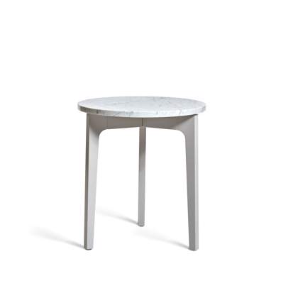 Light Grey Lacquer, Marble Top