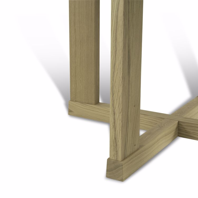 Arv Matbord Runt Detalj 2