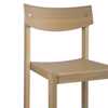 Beam Stol Vitpigmenterad Mattlackad Ek Detalj