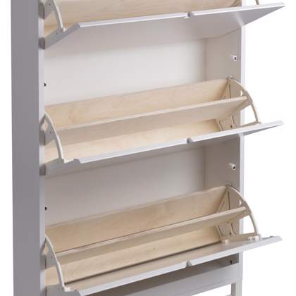 Falsterbo shoe cupboard (3 compartments)