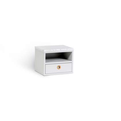 Ligth Grey Lacquer with Marble Top