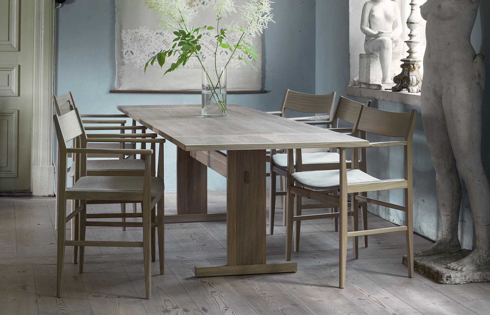 Mavis solid wood dining set discount