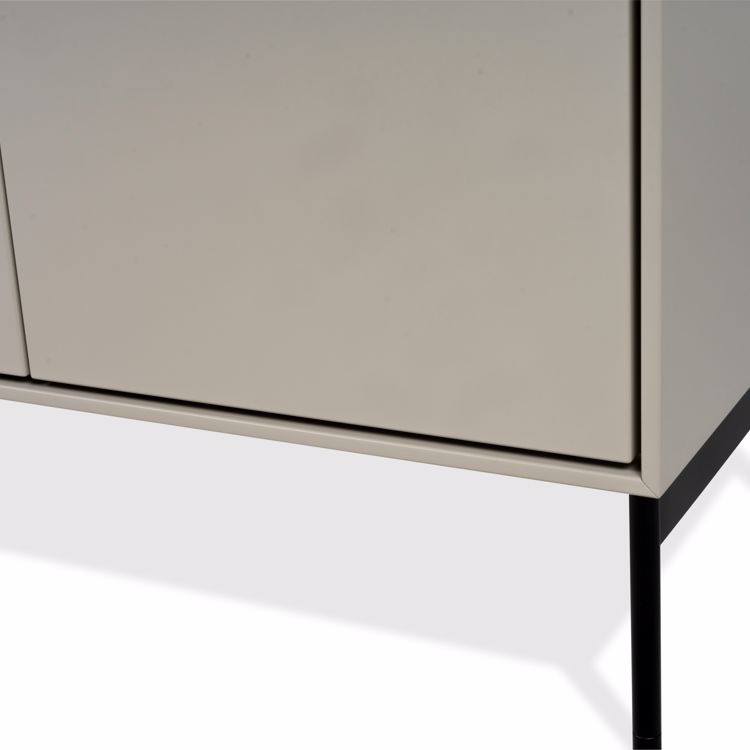 Volt Sideboard Beige Svart Detalj 4