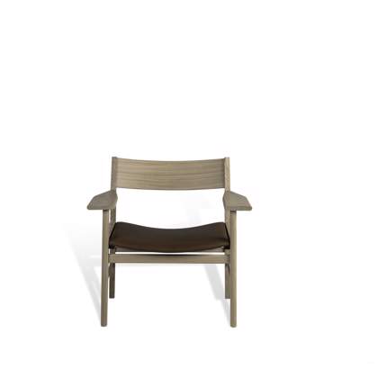 White Pigmented Lacquered Oak/ Cognac Tärnsö Leather