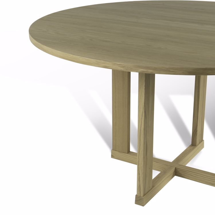 Arv Matbord Runt Detalj 1